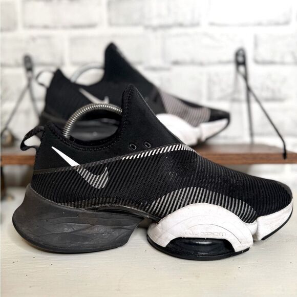 Nike Air Zoom SuperRep 'Black White' Sneakers Size 10 - Picture 2 of 8